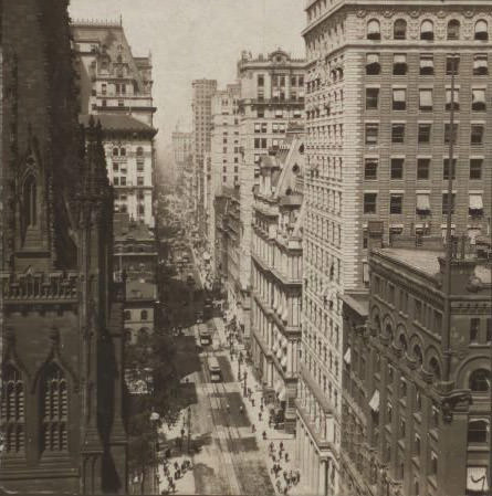 America'S Greatest Thoroughfare; Broadway From The Empire Buildi