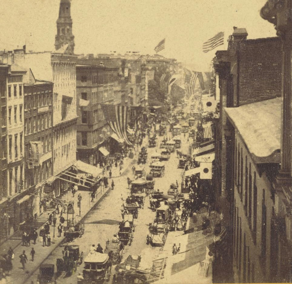 View On Broadway, 1860S