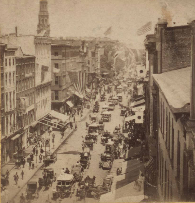 Broadway, 1864