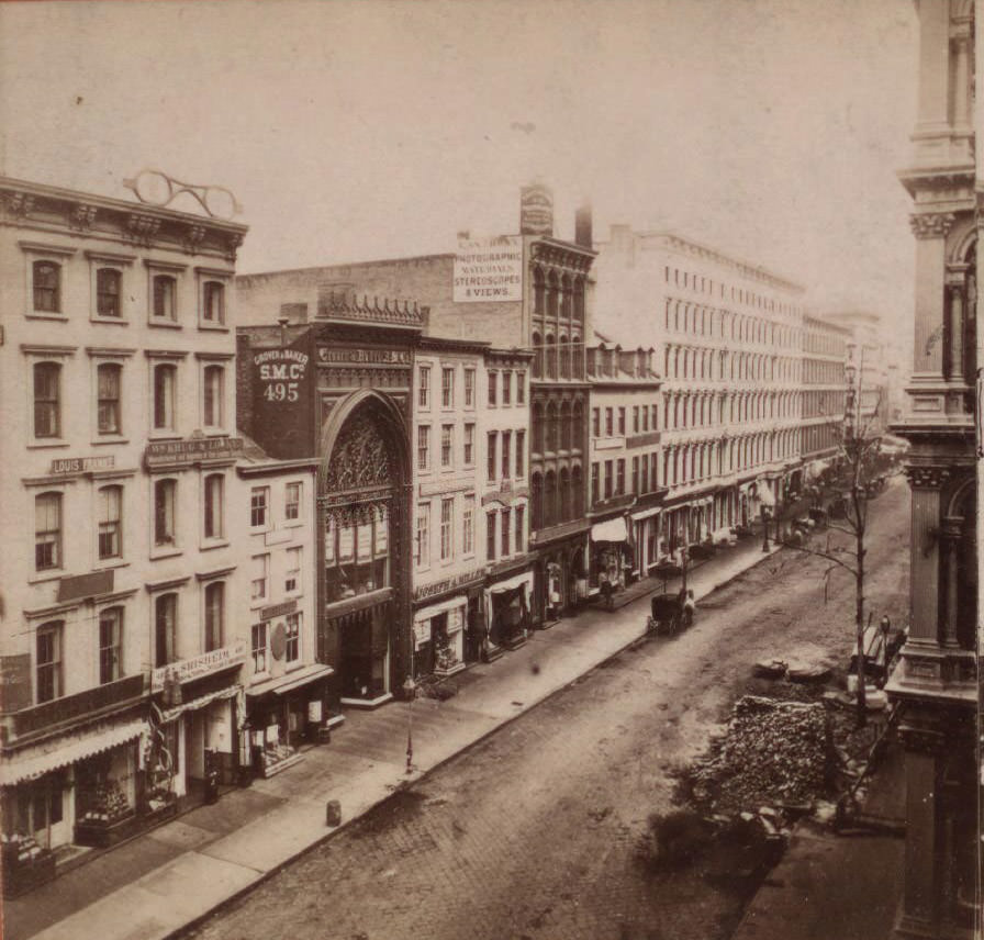 Broadway, From Broome Street Looking North, 1860