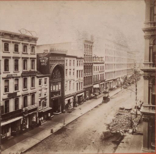 Broadway, From Broome Street, Looking North, 1860