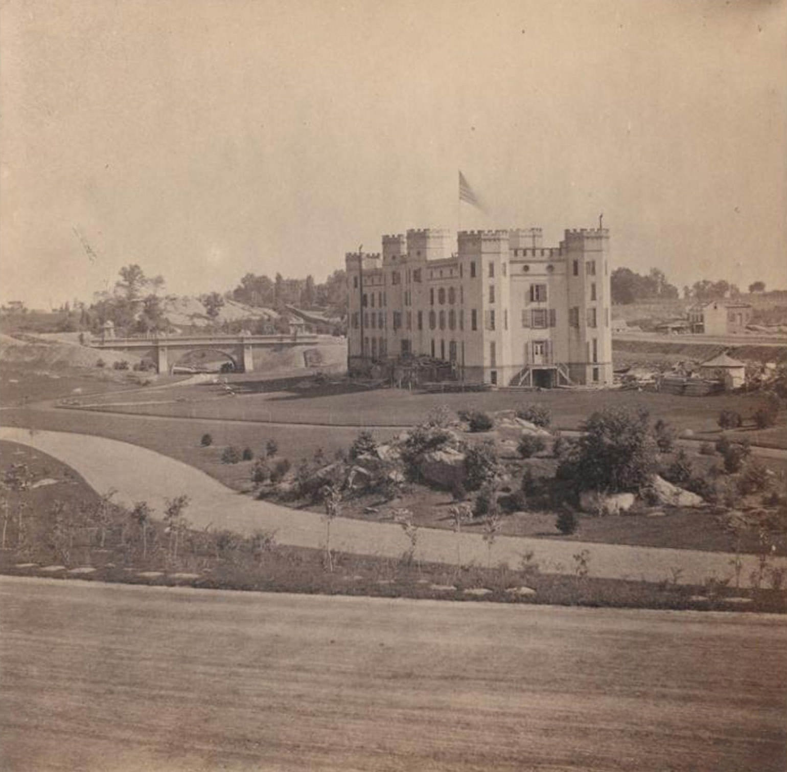 View Of Arsenal From 5Th Avenue Road, 1862