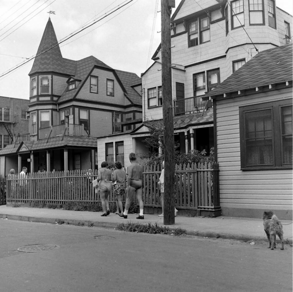 People Being Ticketed For Wearing Bathing Suits And Shorts At Rockaway Beach, 1946