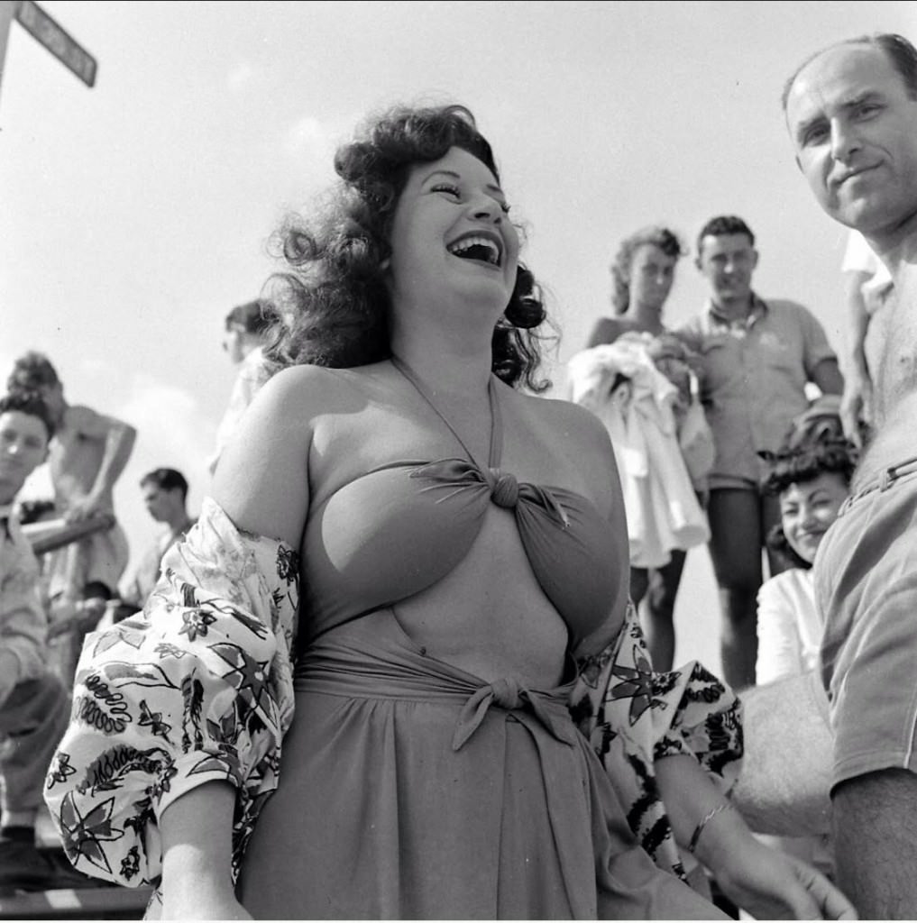 People Being Ticketed For Wearing Bathing Suits And Shorts At Rockaway Beach, 1946