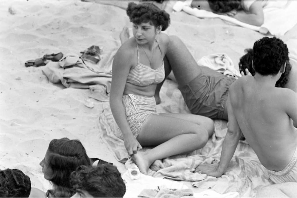 People Being Ticketed For Wearing Bathing Suits And Shorts At Rockaway Beach, 1946