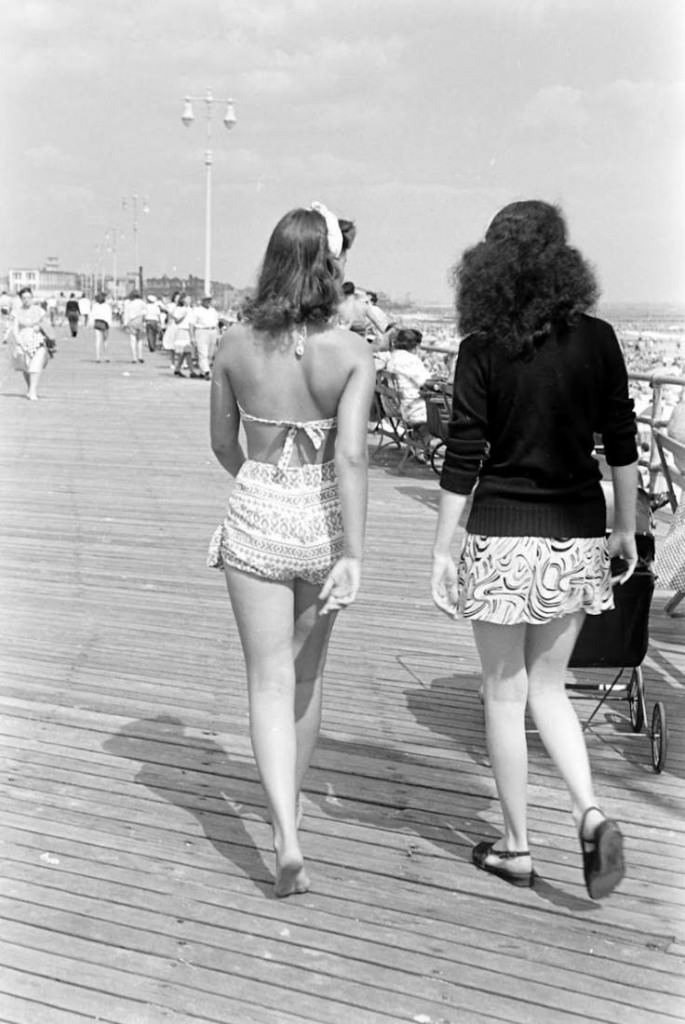 People Being Ticketed For Wearing Bathing Suits And Shorts At Rockaway Beach, 1946