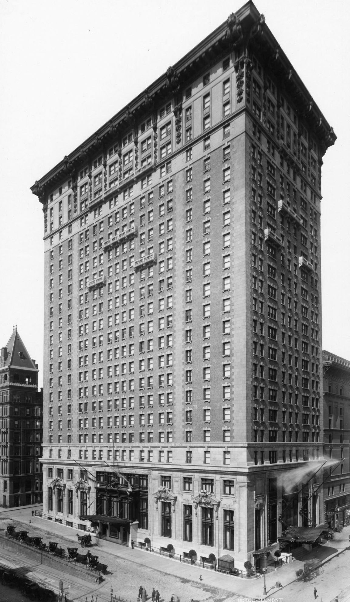 Hotel Belmont, West Side Of Park Avenue Between E 41St Street And E 42Nd Street, New York, New York, 1906.