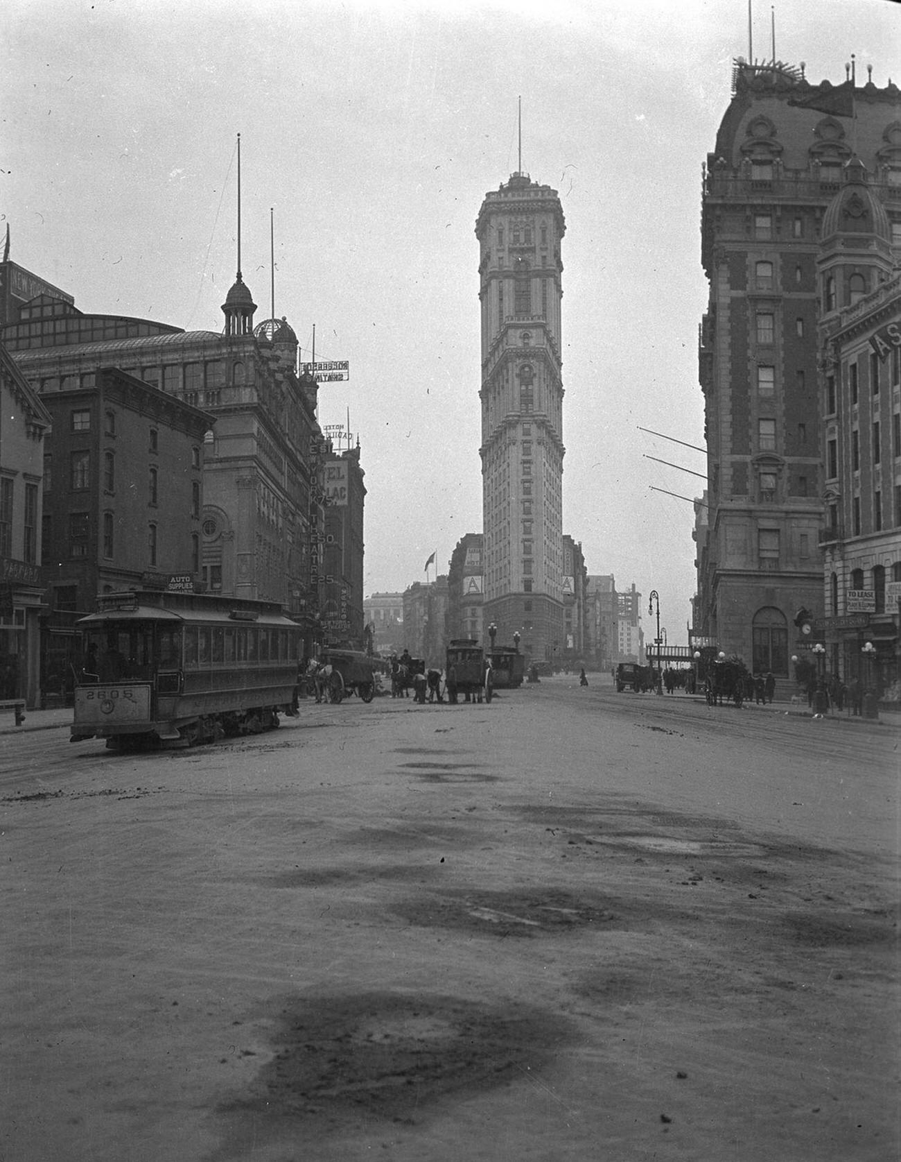 New York Times Building, Broadway And 42Nd Street, New York, New York, 1906