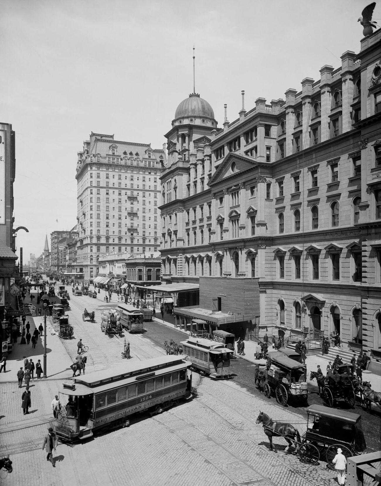 Grand Central Station And Hotel, Manhattan, 42Nd Street, New York City, 1905