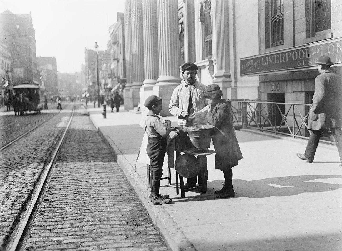 Peanut Stand, West 42Nd Street, New York City, 1905