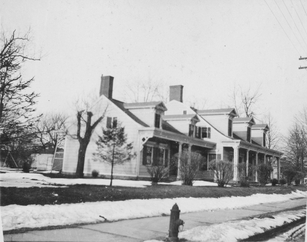 Andrew Suydam House, Built C. 1700. West Side Of Flatbush Avenue Near The Junction Of Ditmas Avenue, Demolished 1911, New York, New York, Late 19Th Or Early 20Th Century.