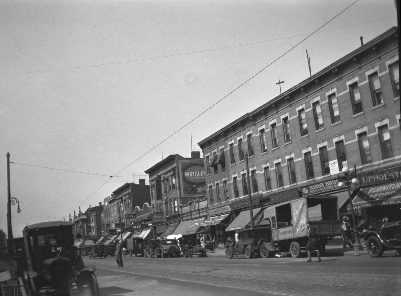 View Of Flatbush Avenue, Lenox Sport Shop (No. 767) Near Center, 1910S