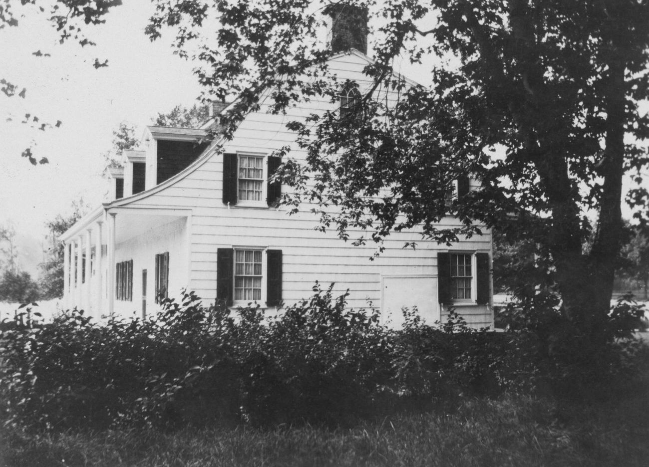 John Lefferts House, Formerly Located At 563 Flatbush Avenue, East Side, South Of Maple Street; Moved To Prospect Park In 1918, 1922