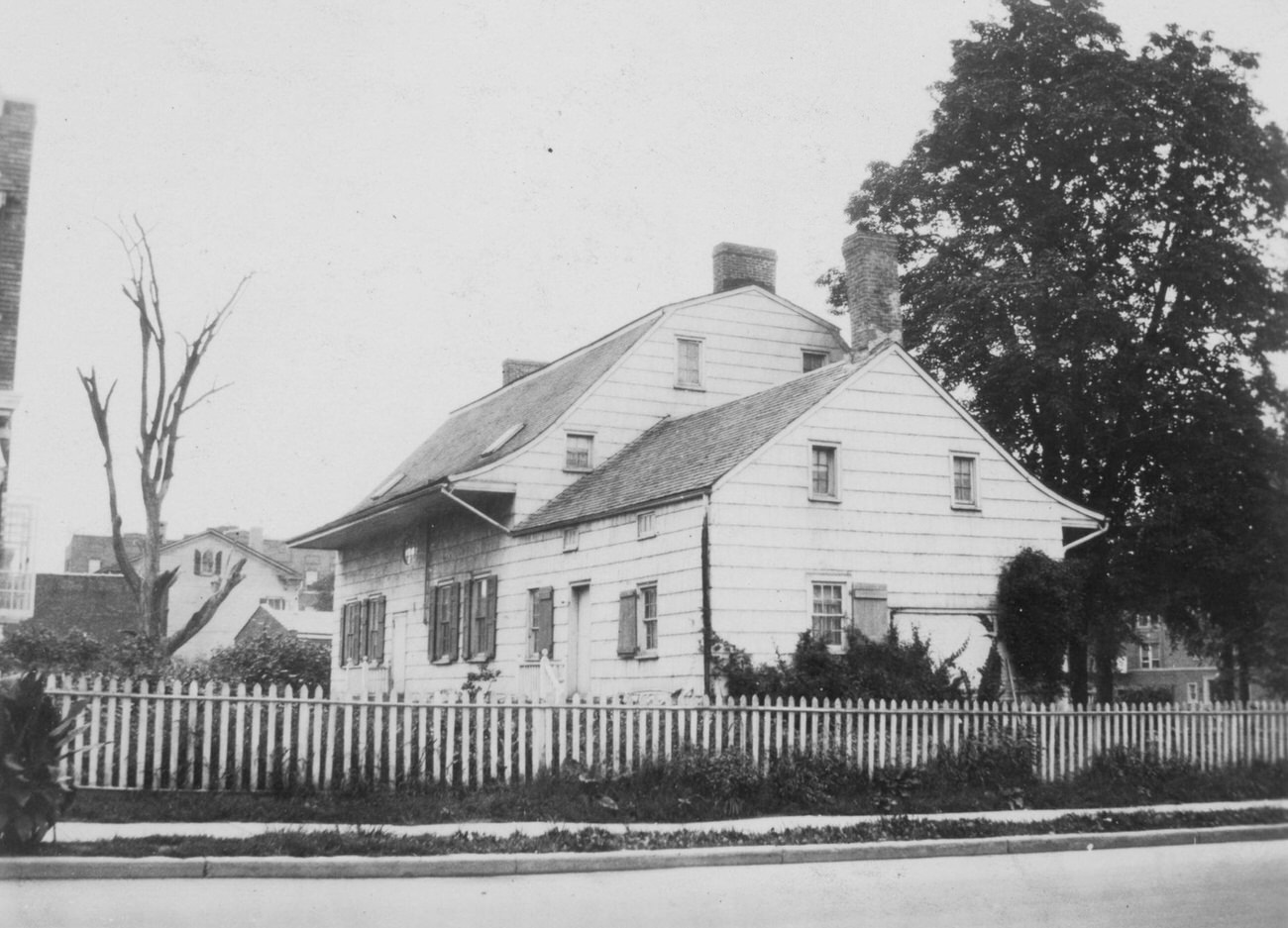 Adrian Martense House, 21 Chester Avenue, Northwest Corner Of Church Avenue And Chester Avenue Near E. 35Th Street, Rear View, 1922