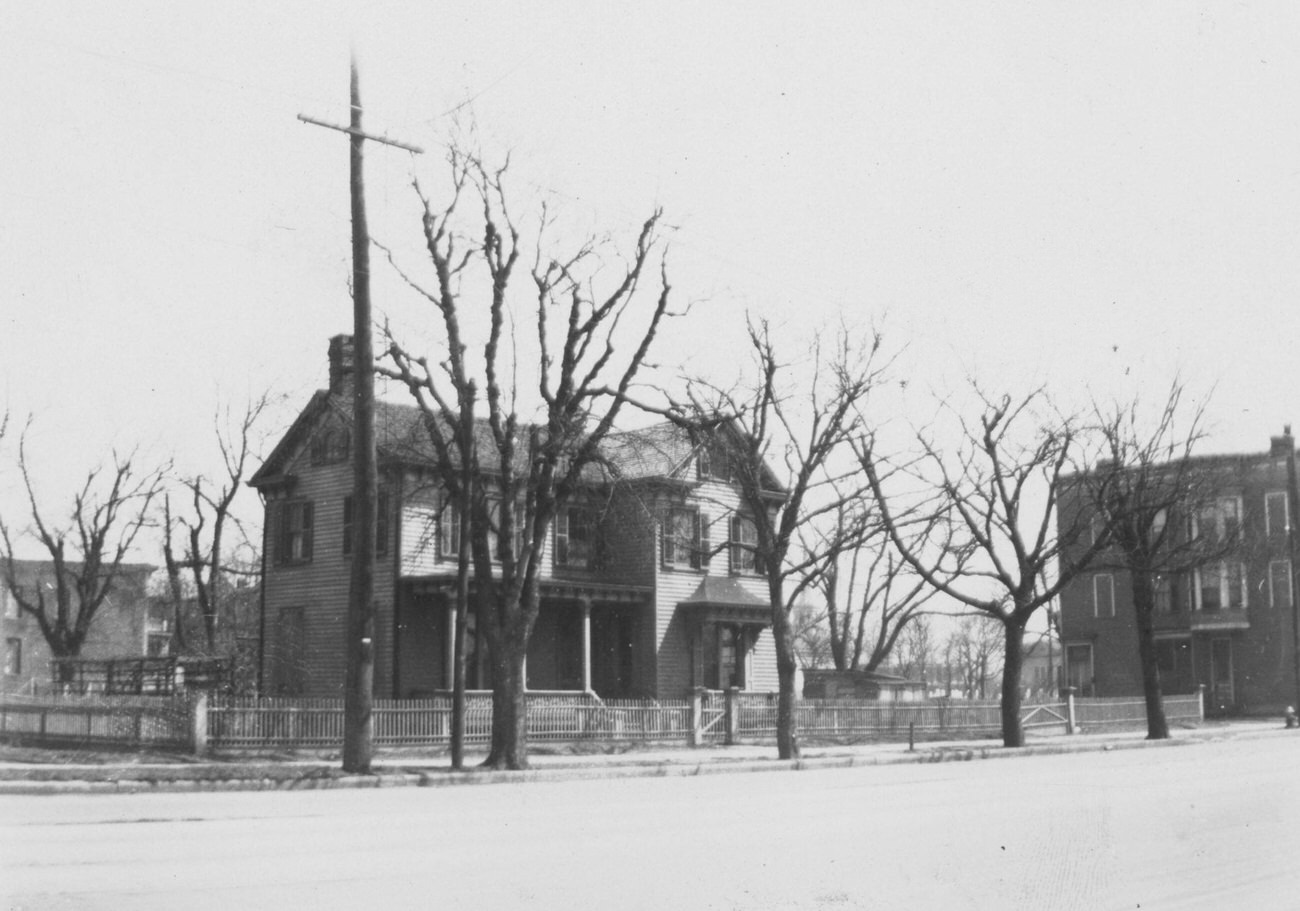 Simeon Brown House, 1871 Flatbush Avenue, Near Northeast Corner Of Hubbard Place, 1923