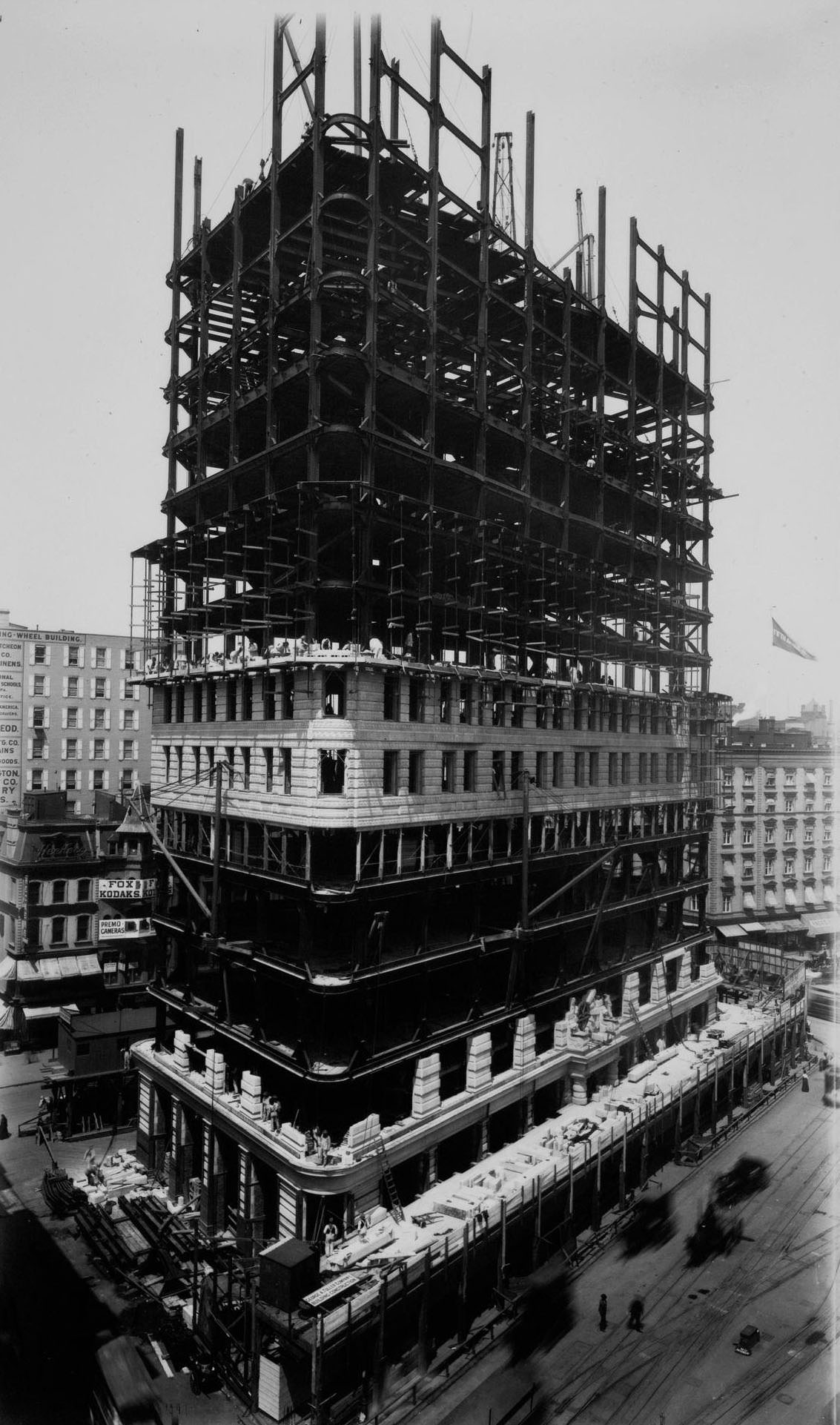 View Of The Fuller Building (Better Known As The Flatiron Building) During Its Contruction, New York City, 1902