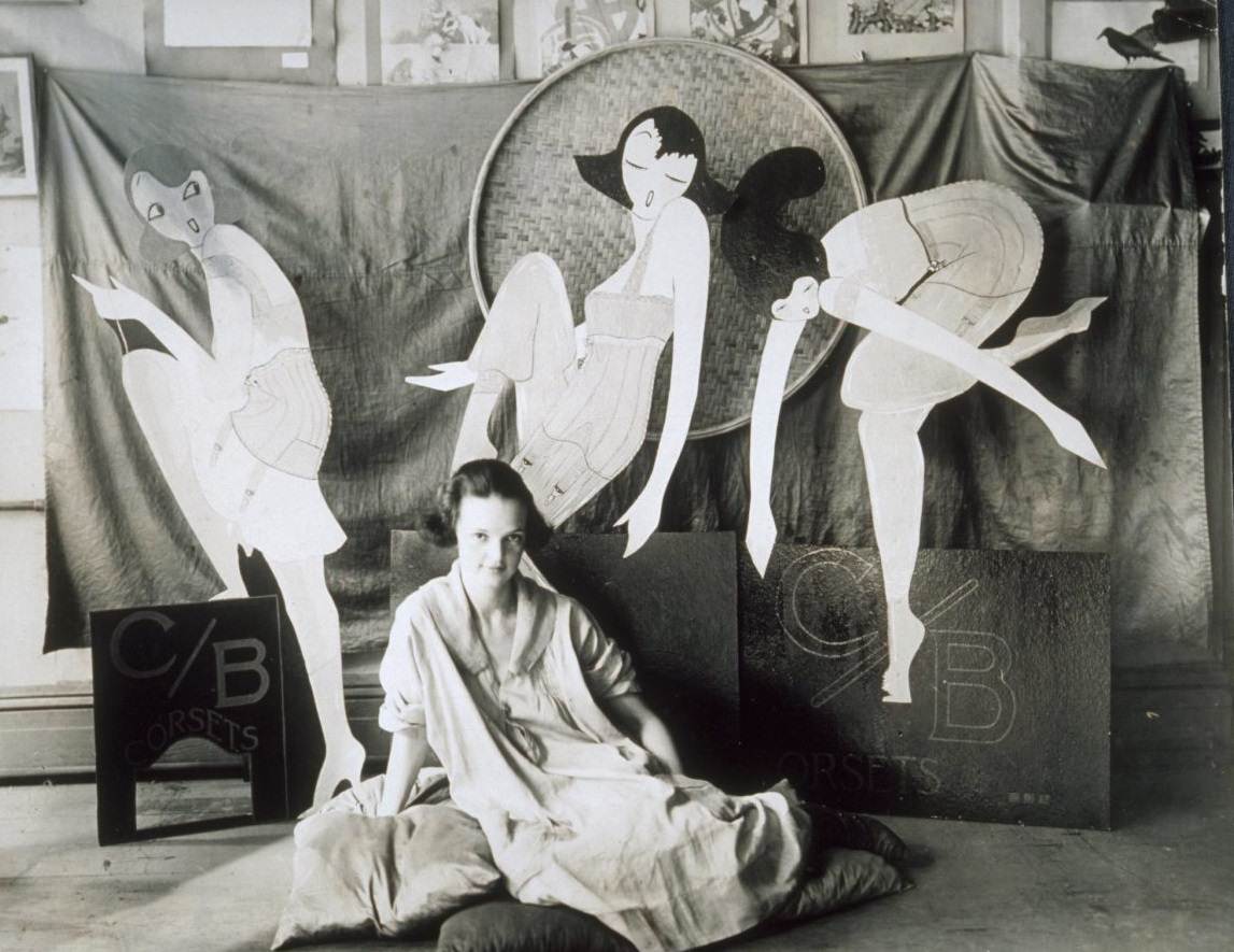 Lin Seated On Floor Pillows, 1925