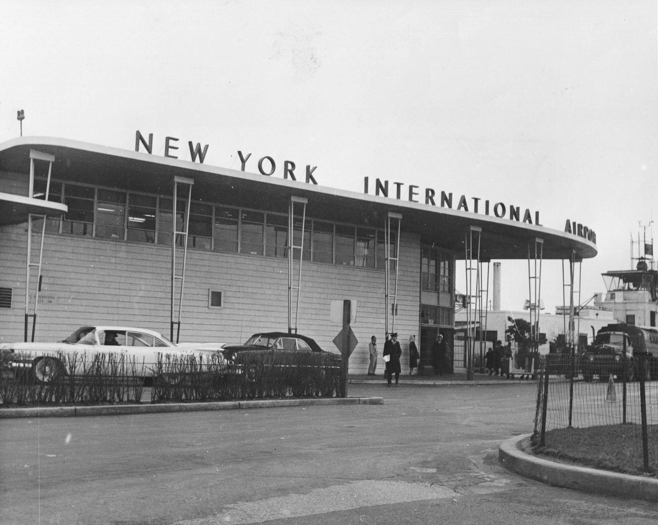 The New York International Building At Idlewild Airport In Jamaica, New York As Seen On February 14, 1960.