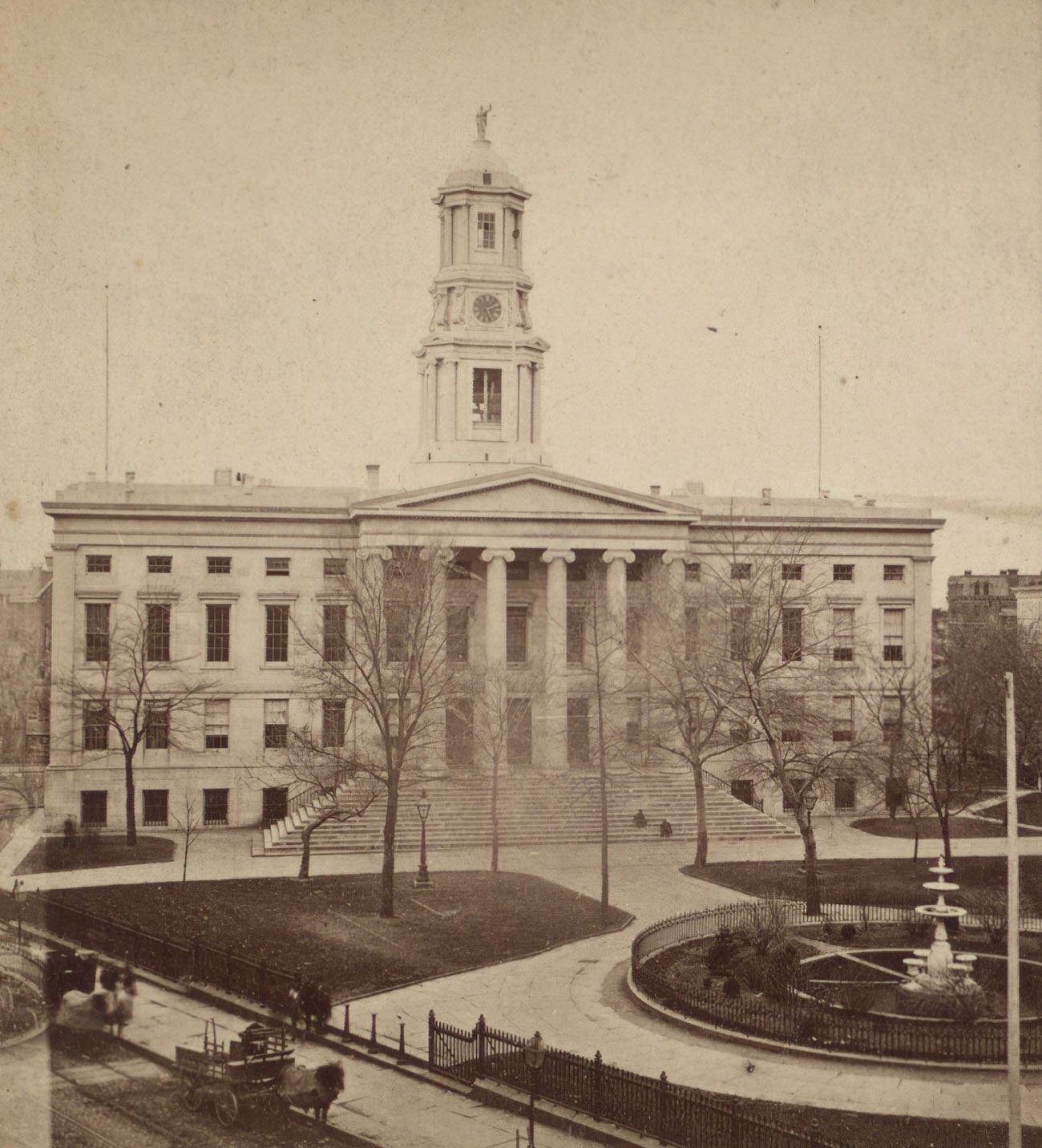 City Hall, Brooklyn, 1865