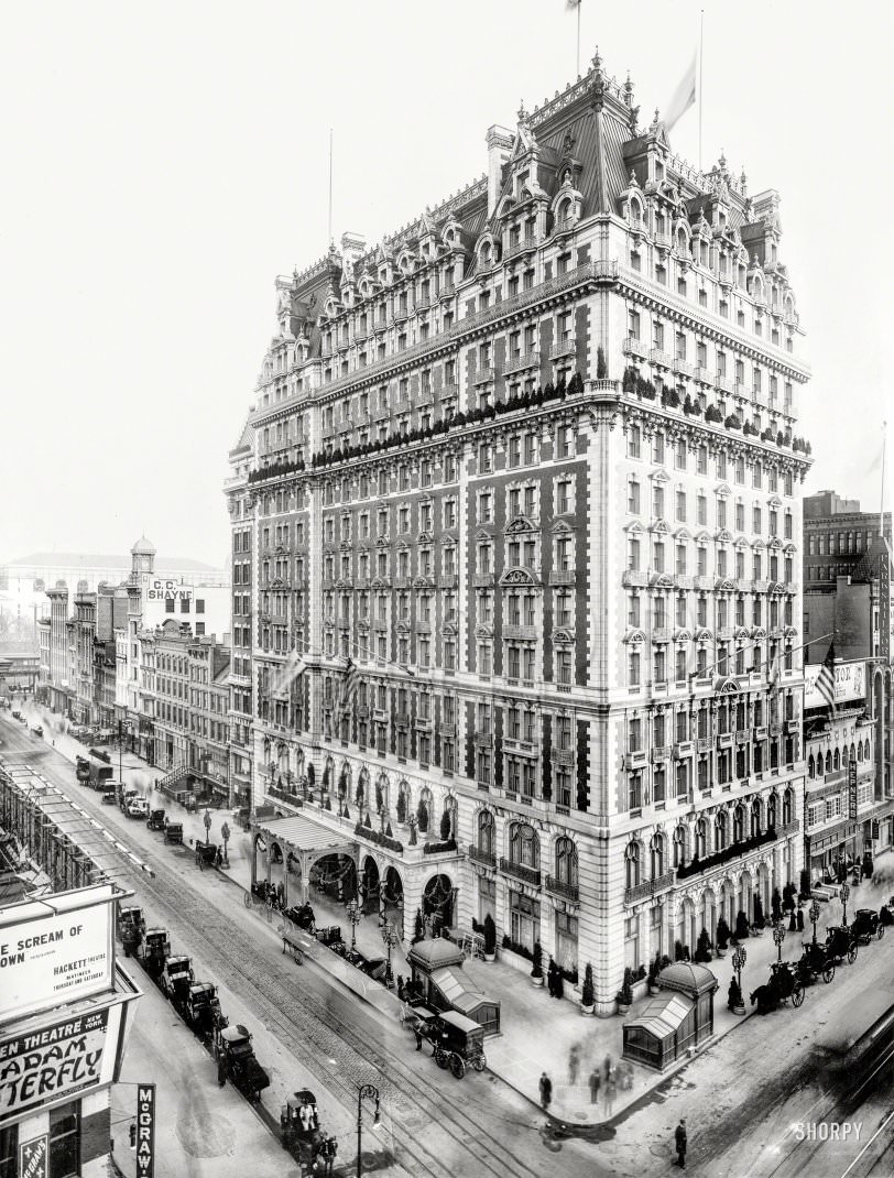 Knickerbocker Hotel, Broadway &Amp;Amp; 42Nd Street, New York City, 1907