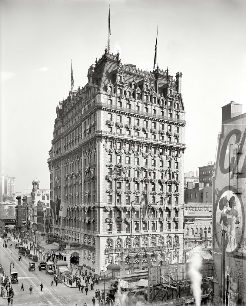 Knickerbocker Hotel, Broadway &Amp;Amp; 42Nd Street, 1909