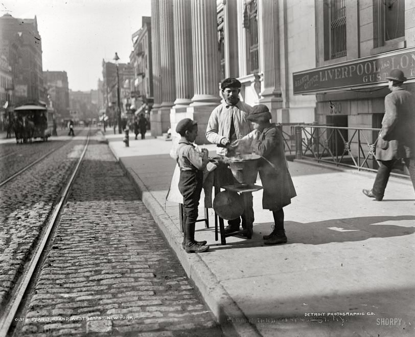 Peanut Stand, West 42Nd Street, 1900