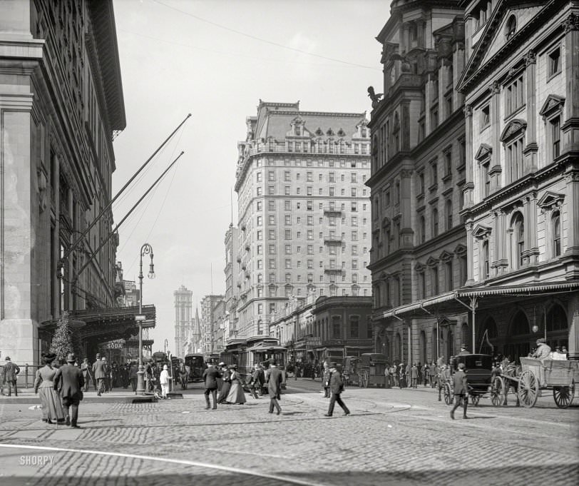 42Nd Street At Park Avenue, Looking West, New York City, 1905