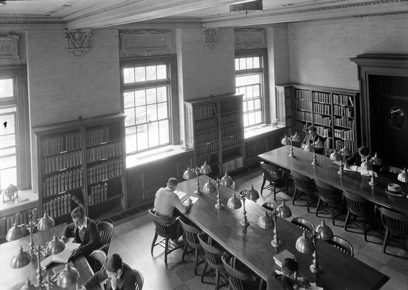 Reference Reading Room, From Above.