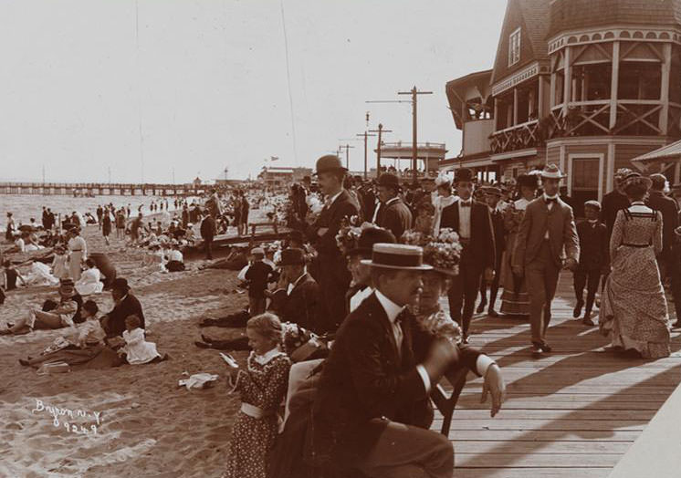 Bathing, Midland Beach, 1899