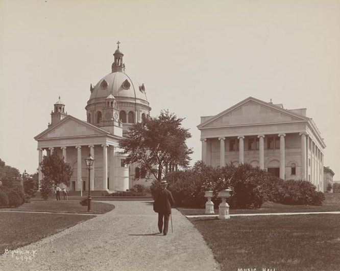 The Church And Music Hall At Sailor'S Snug Harbor, A Facility And Home For Retired Sailors On Staten Island