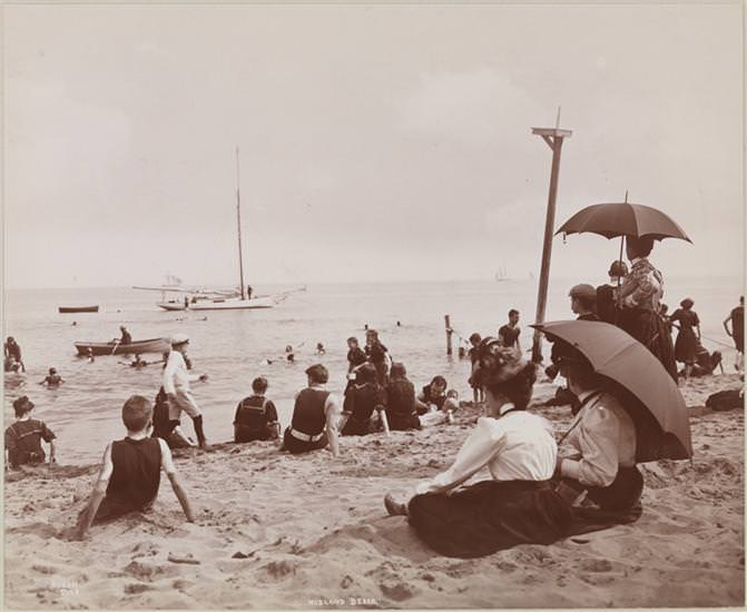 Sports, Bathing, Midland Beach, 1898