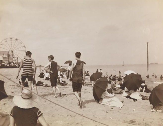 Bathing, Midland Beach, 1898