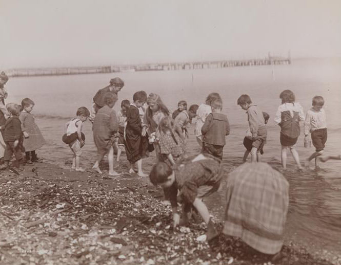 Bathing, Sea Side Hospital For Children, 1896