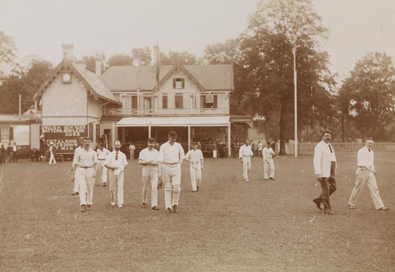 Sports, Cricket, Livingston Cricket Club, Staten Island, 1893