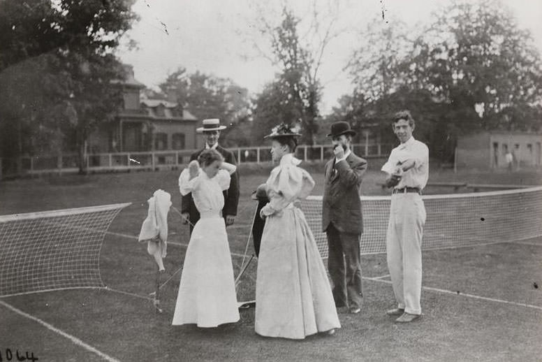 Sports, Lawn Tennis, Livingston Cricket Club, Staten Island, 1894
