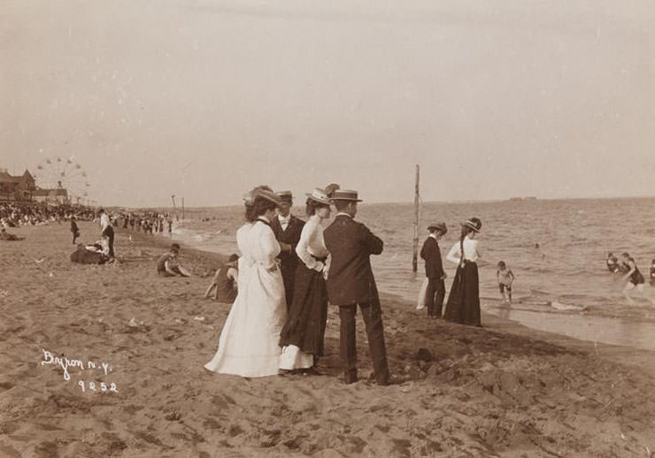 Bathing, Midland Beach, 1899