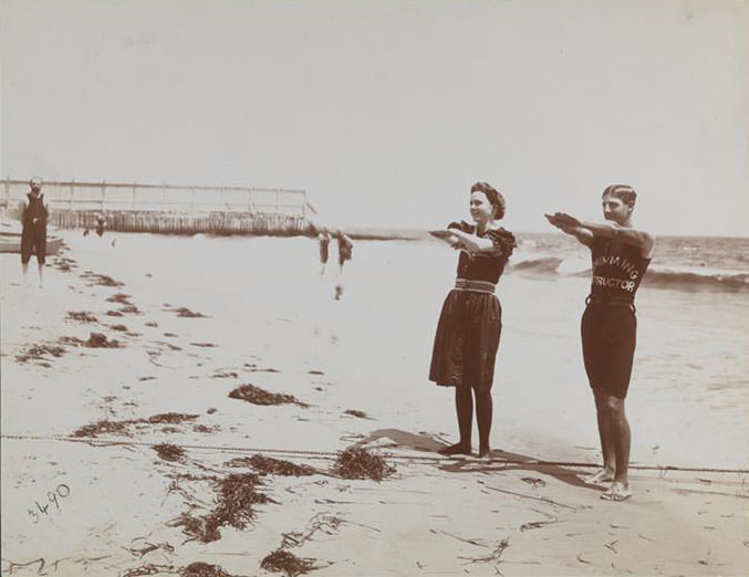 Bathing, Midland Beach, 1896