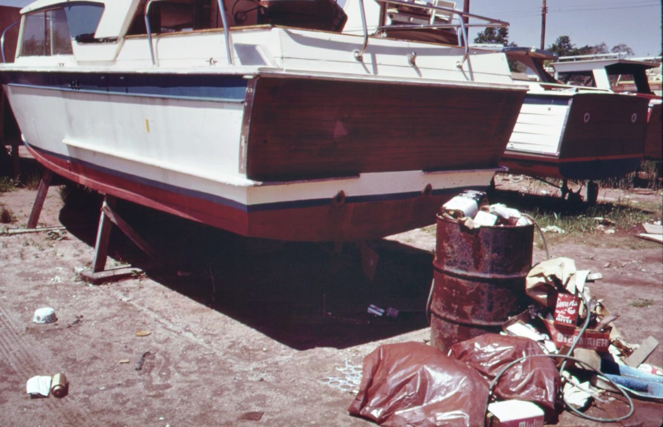 Great Kills Park Marina On Staten Island Creates A Garbage Problem, 1970S