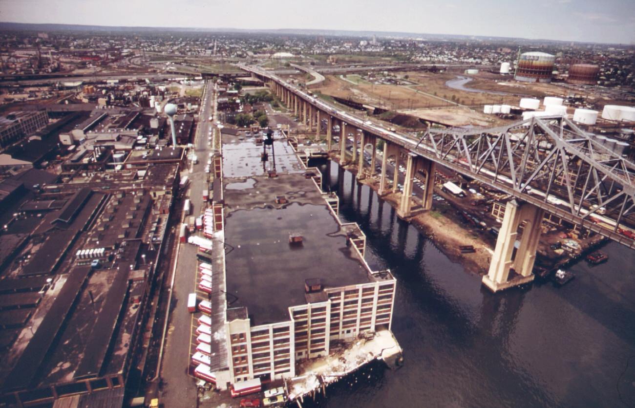 Public Warehouse Beneath The Goethals Bridge To Staten Island, 1970S