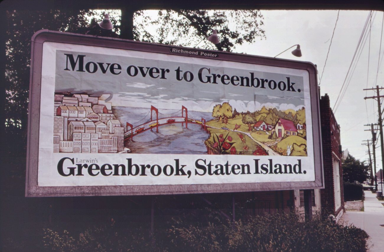 &Amp;Quot;Cross The Verrazano-Narrows Bridge And Find Good Living In Staten Island&Amp;Quot;-A Theme Of The Developers, 1970S