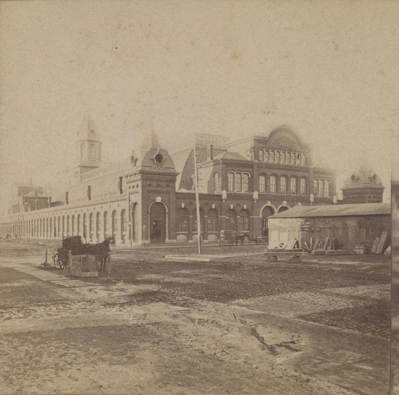 Manhattan Market, Foot Of West 34Th Street, New York City, 1869-