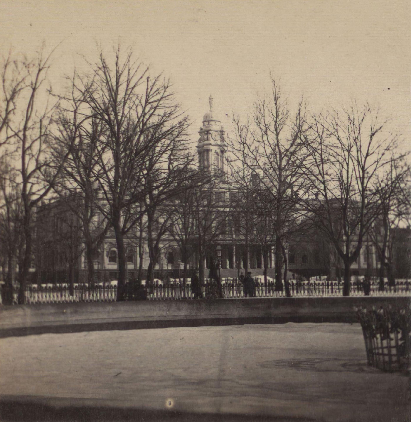 City Hall, New York, Manhattan, 1865