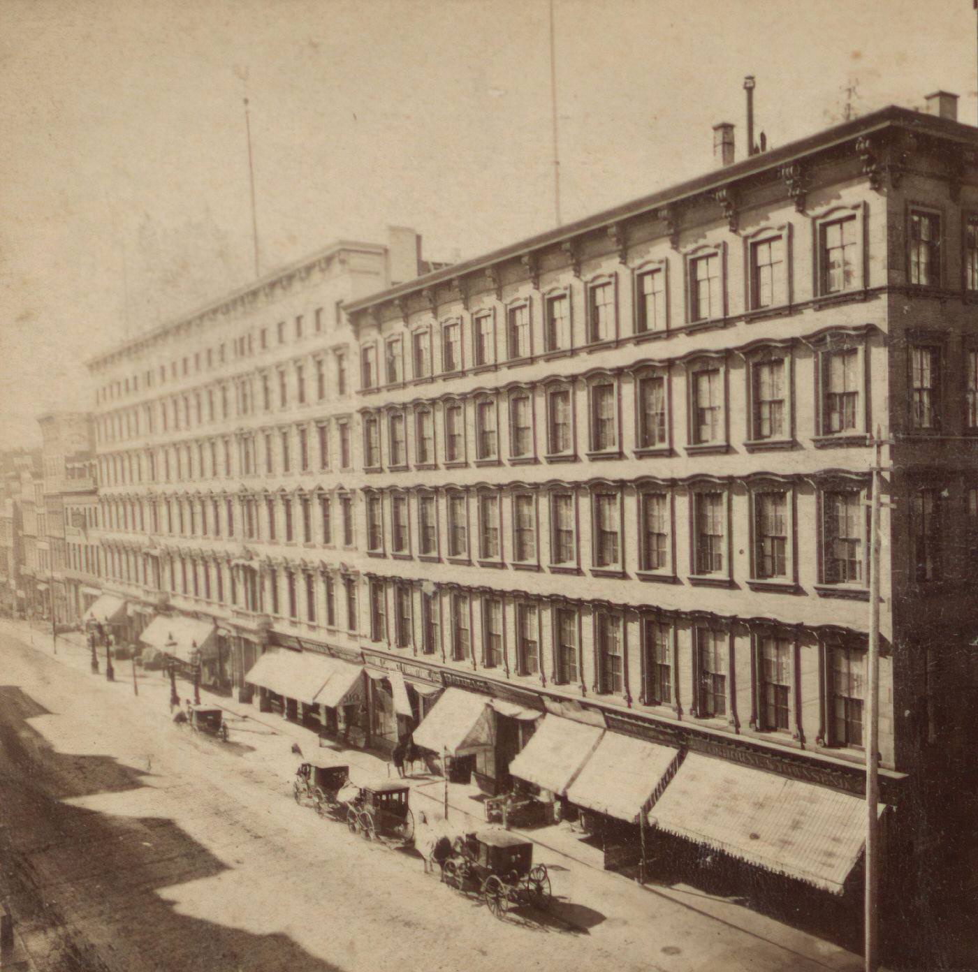 St. Nicholas Hotel, New Manhattan, 1870