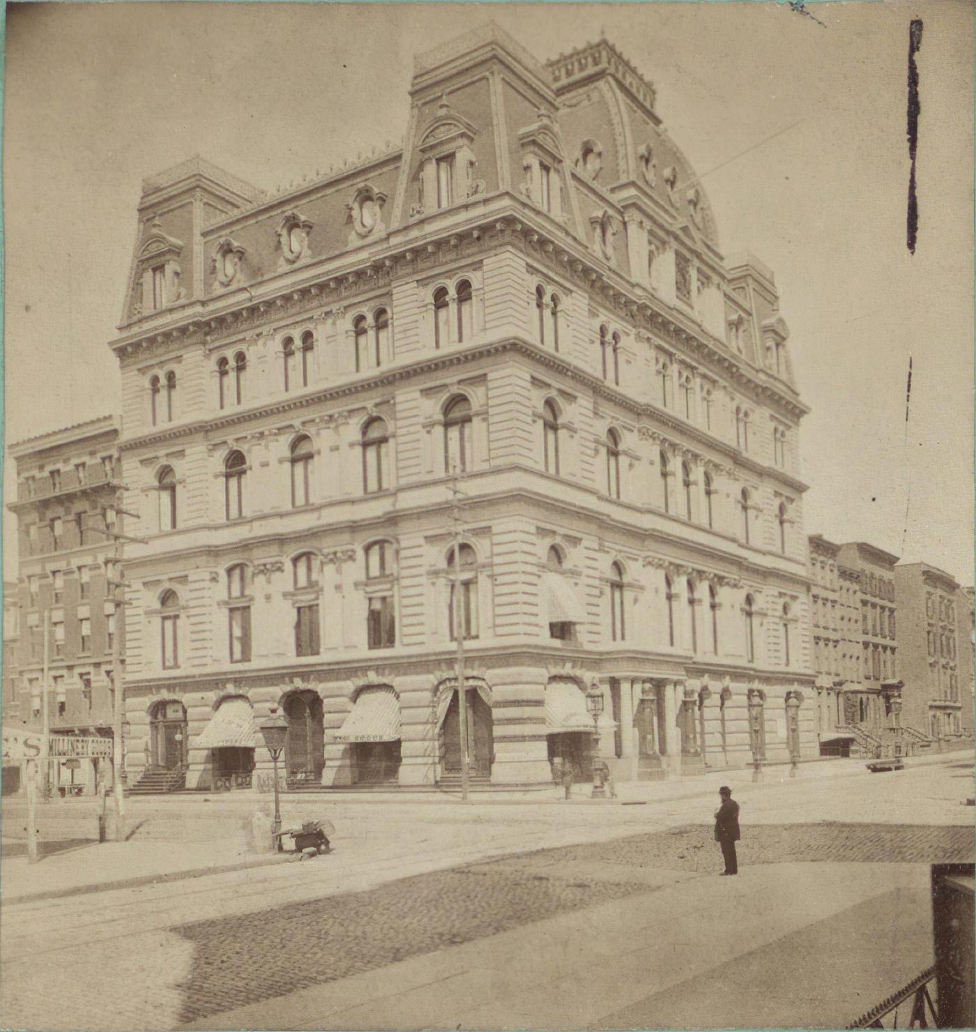 New Masonic Temple, Twenty-Third Street &Amp;Amp; 6Th Avenue, Manhattan, 1870S