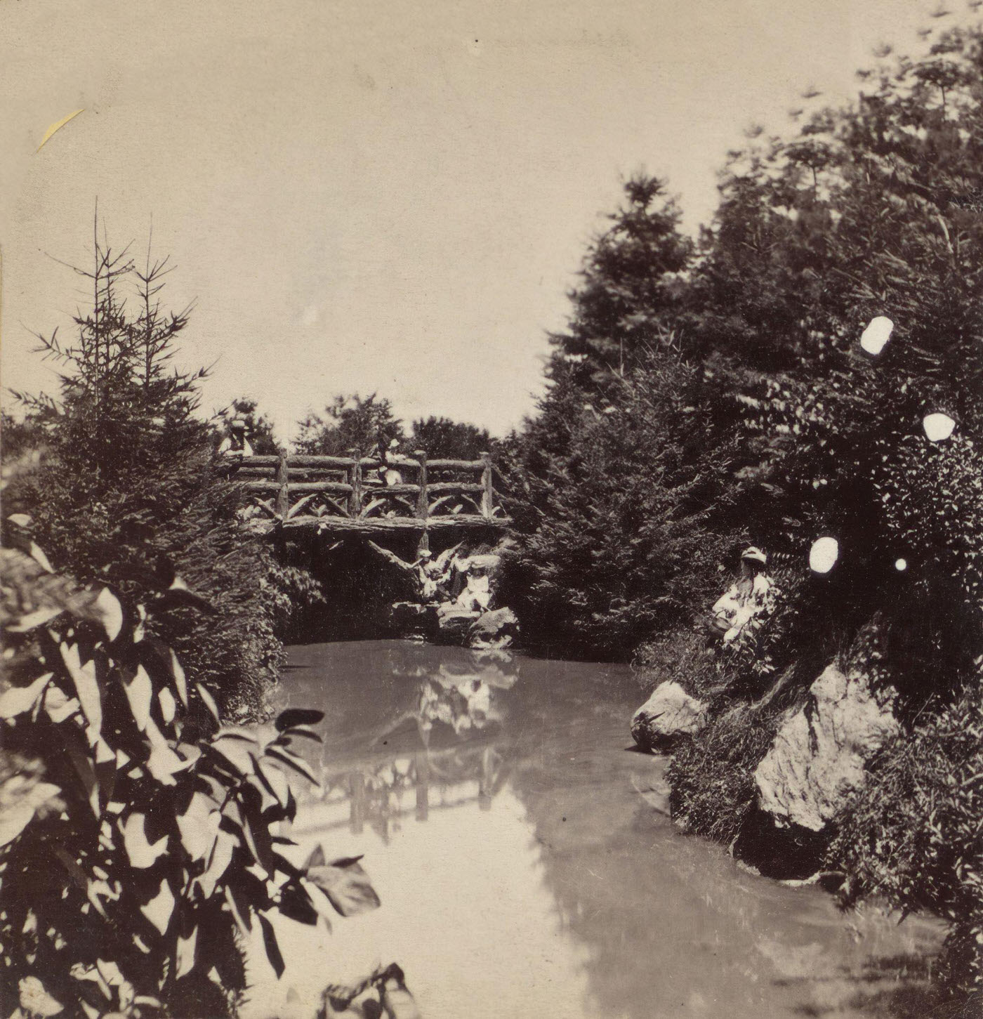 Locust Bridge, Central Park, Manhattan, New York City, 1870S