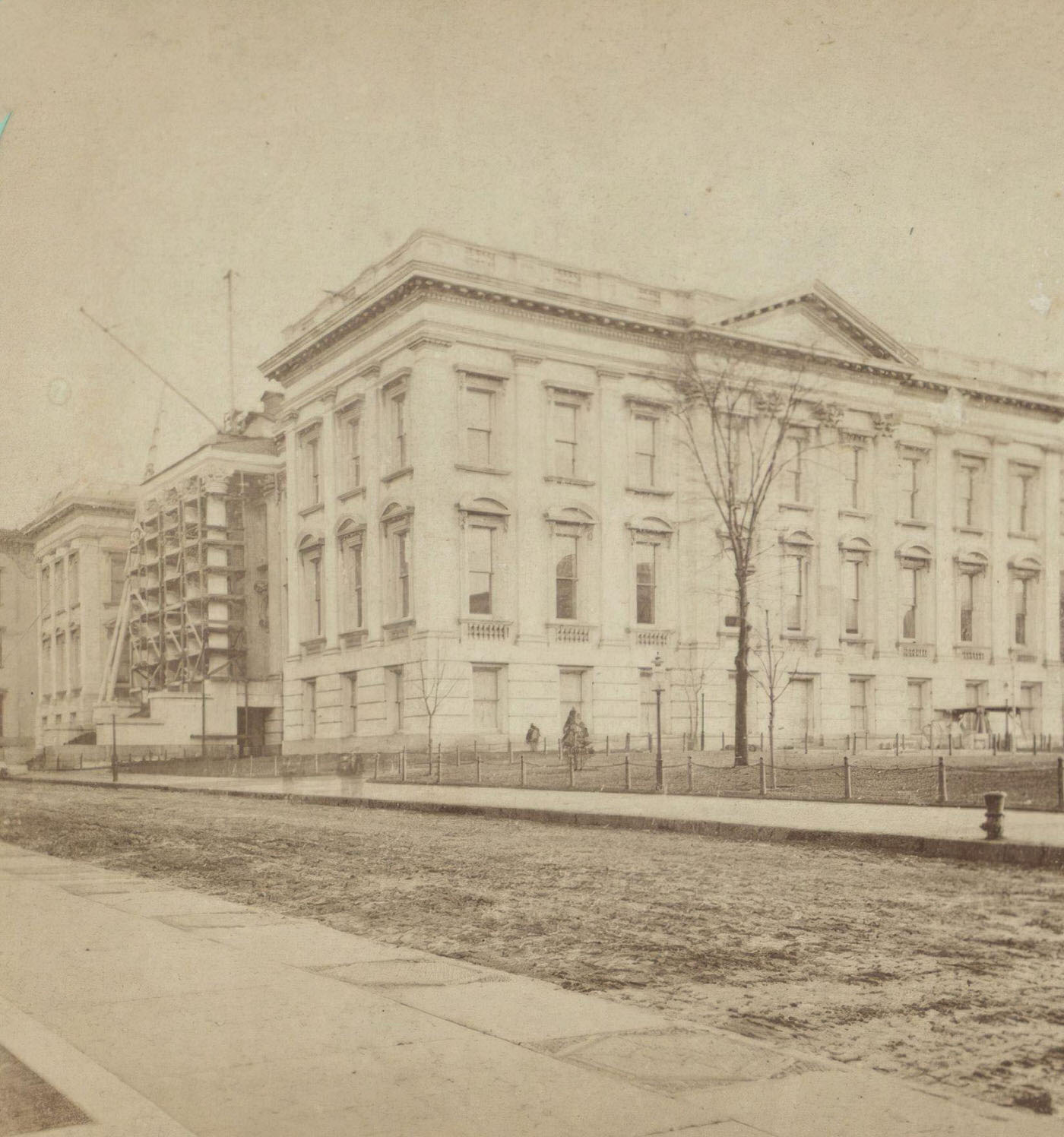 New York Court House, Manhattan, New York City, 1870