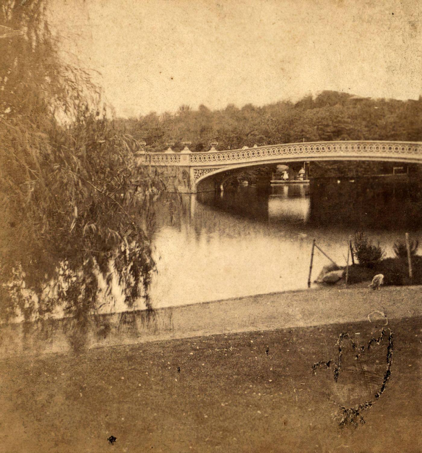 Bridge To The Ramble, Central Park, Manhattan, 1870S