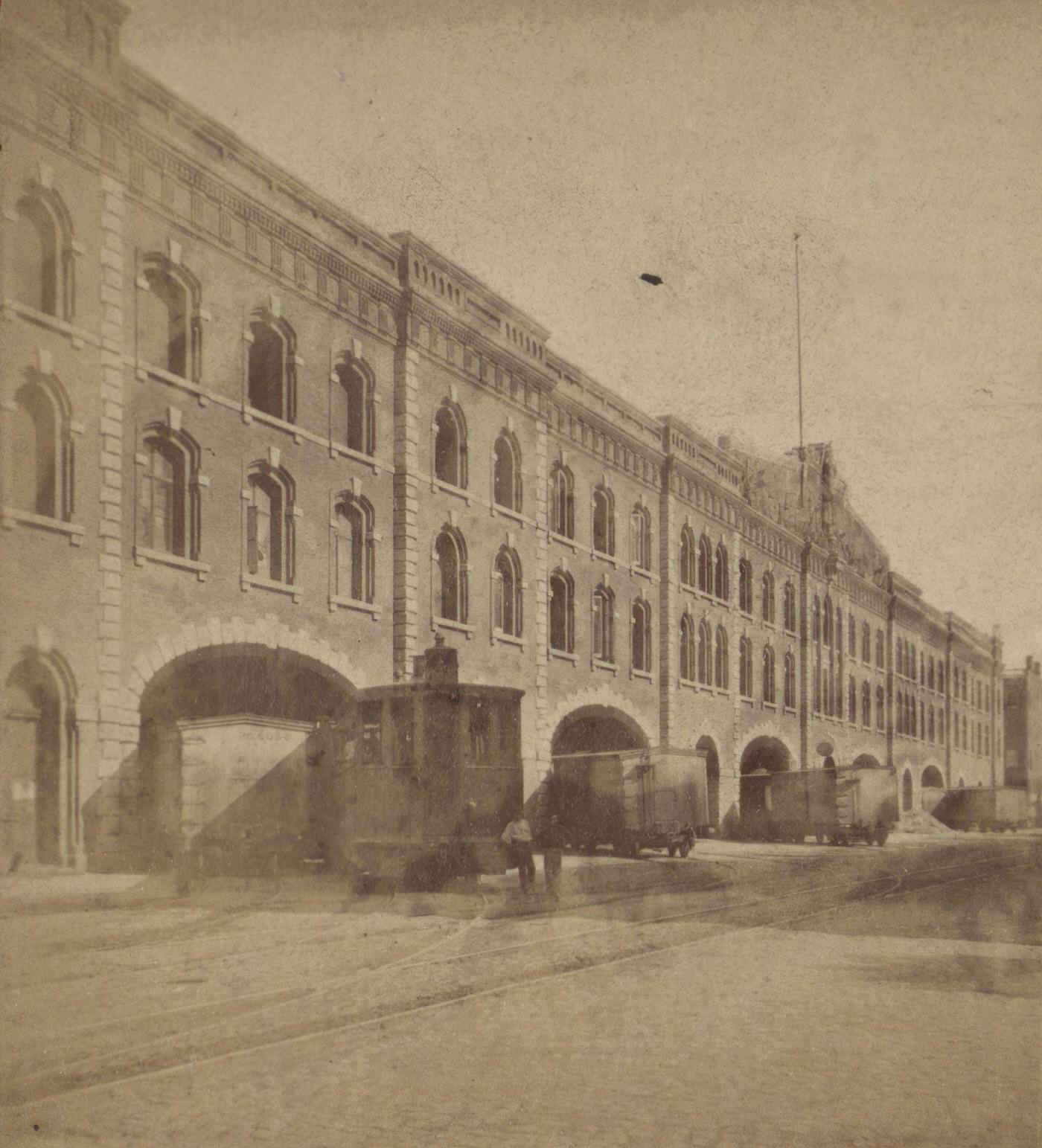 Hudson River R.r. Depot, Manhattan, New York City, 1870S