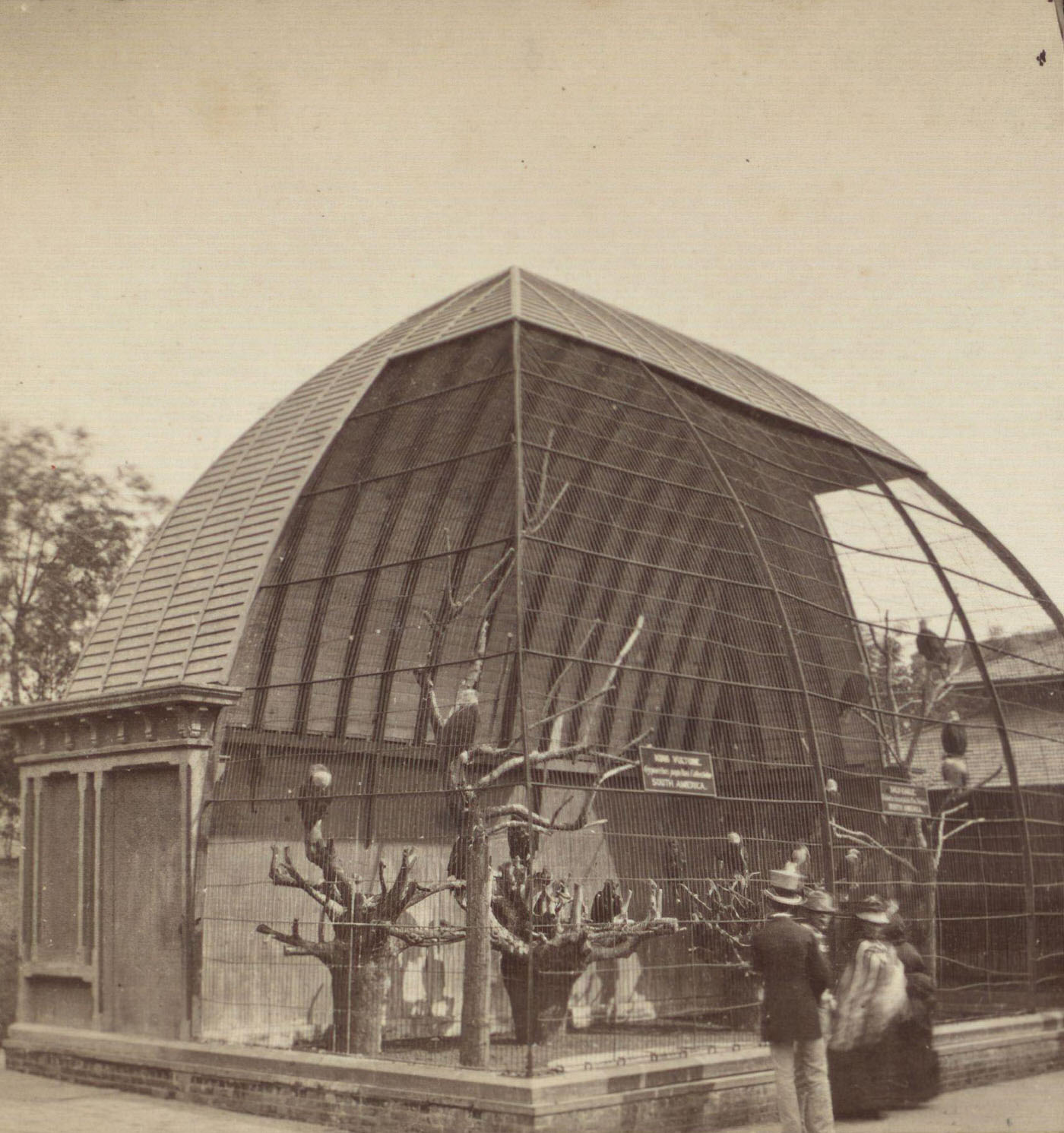 Central Park Scenery With N.y. Menagerie, Manhattan, New York City, 1870