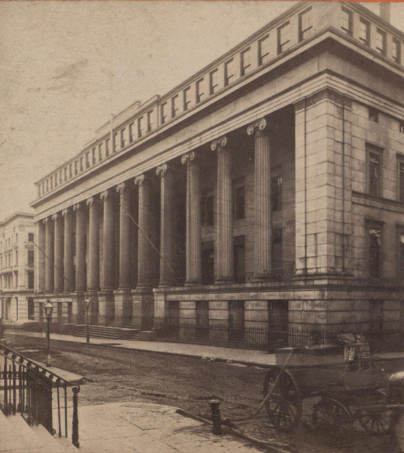 U.s. Custom House On Wall Street, Manhattan, New York City, 1875